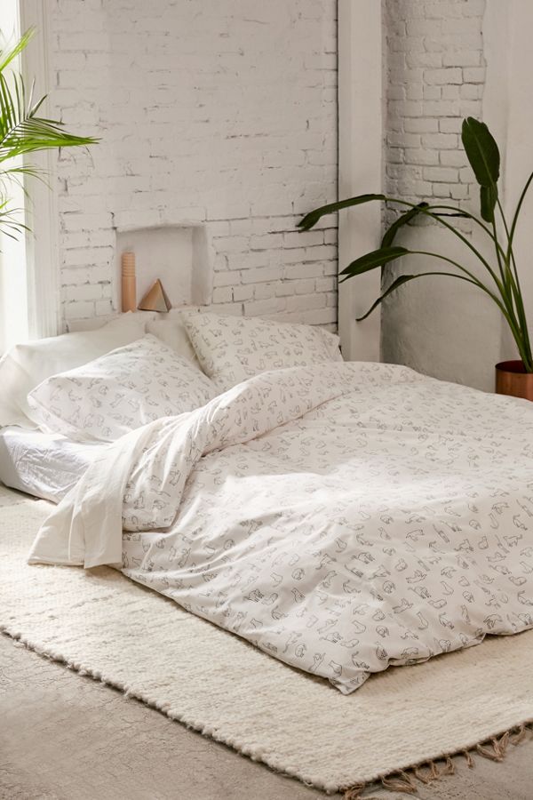 Cat Nap Duvet Cover Set Urban Outfitters Uk