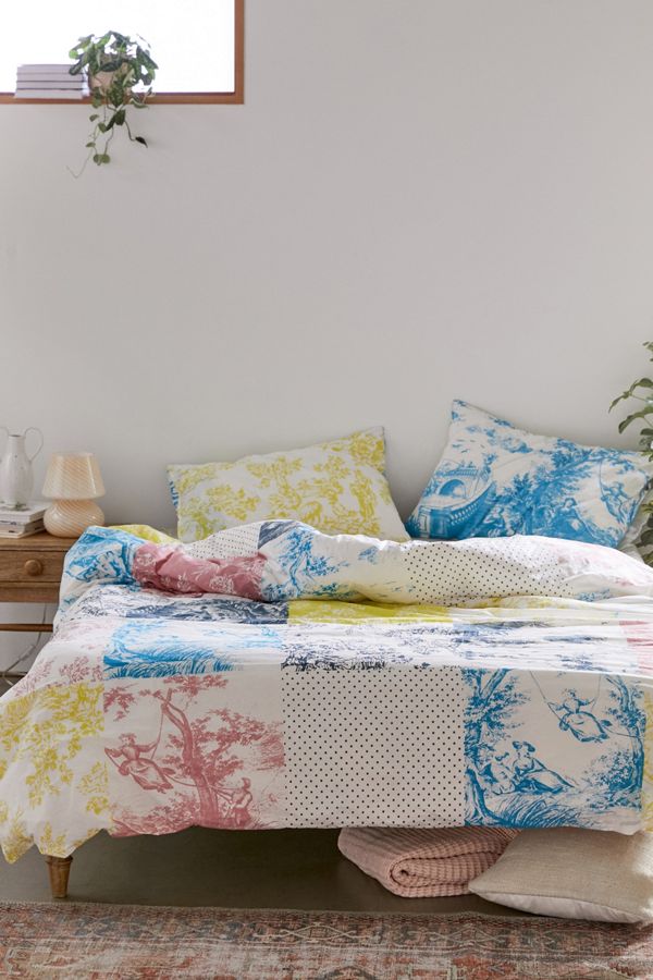 Patchwork Tolie Floral Duvet Cover Set Urban Outfitters Uk