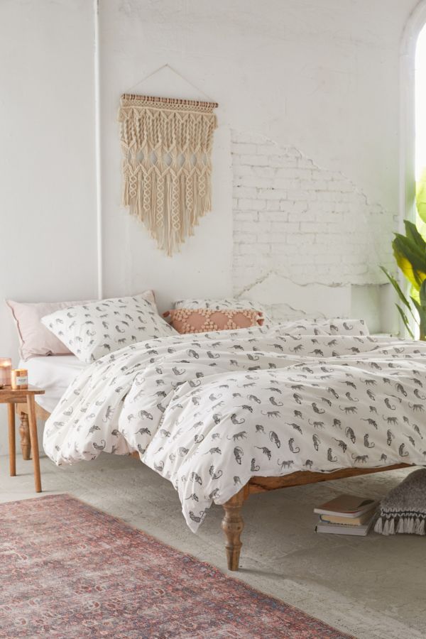 Big Cats Duvet Cover Set Urban Outfitters Uk