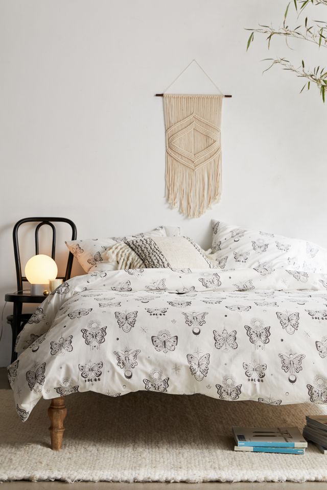 Gothic Butterfly Duvet Cover Set Urban Outfitters UK