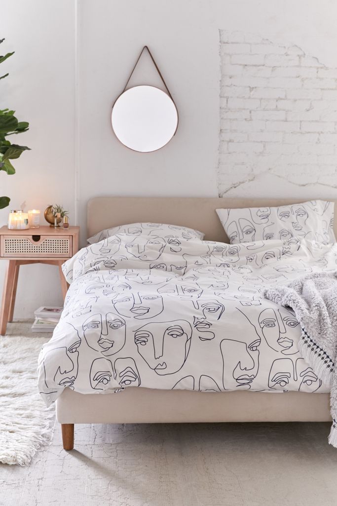 Faces Duvet Cover Set Urban Outfitters UK