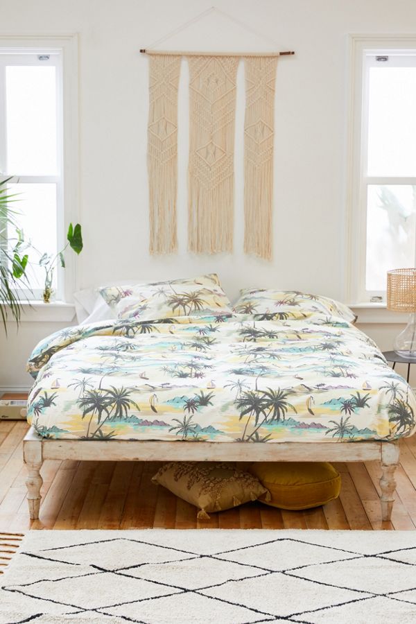 Hawaiian Duvet Cover Set Urban Outfitters Uk