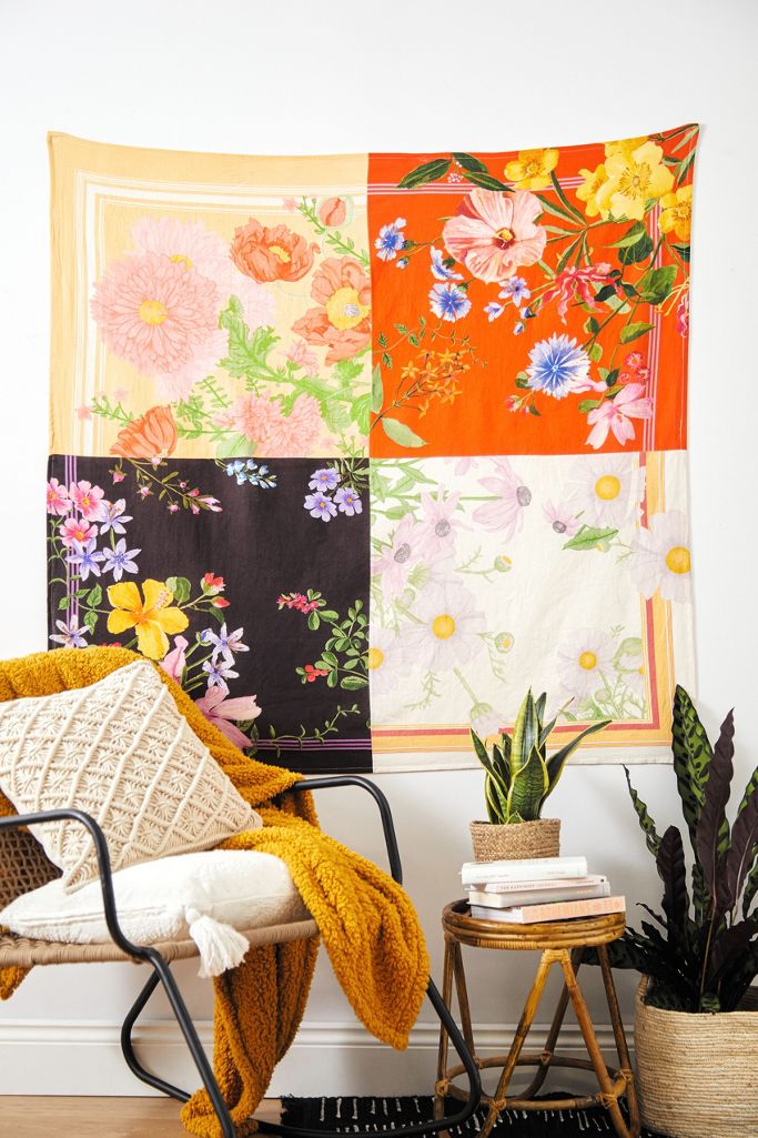 Byrnn Floral Tapestry Urban Outfitters UK