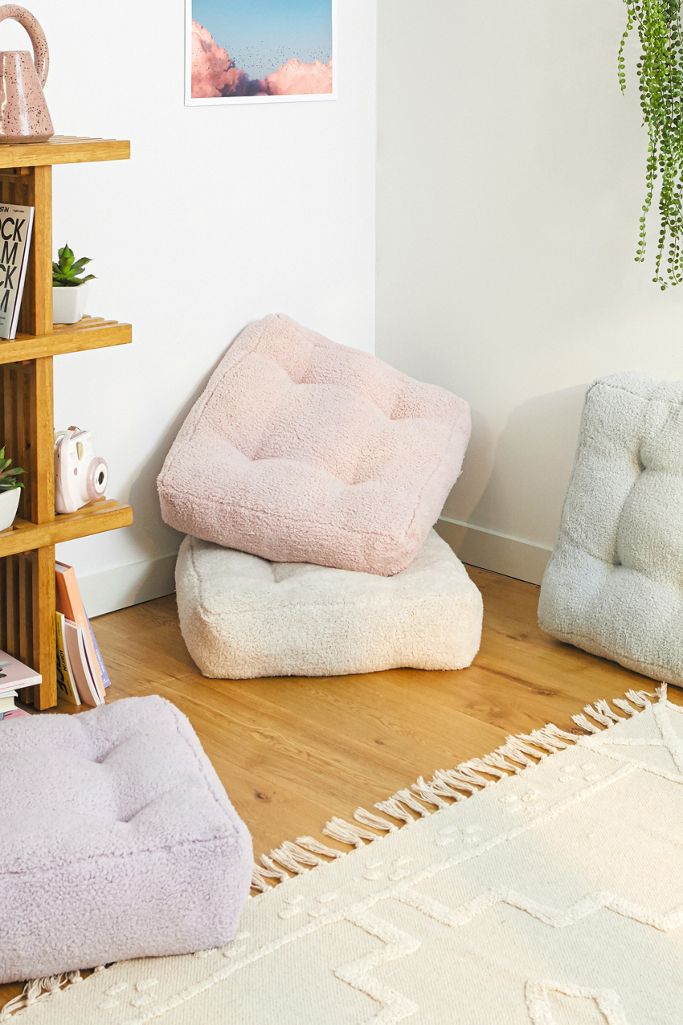Sherpa Floor Cushion Urban Outfitters UK