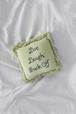 Live Laugh F*ck Off Cushion