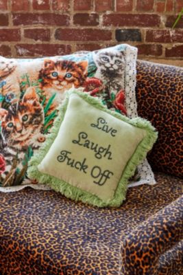 Live Laugh F*ck Off Cushion