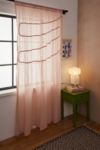 Thumbnail View 1: Pink Gathered Chiffon Curtain