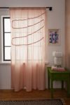 Thumbnail View 3: Pink Gathered Chiffon Curtain