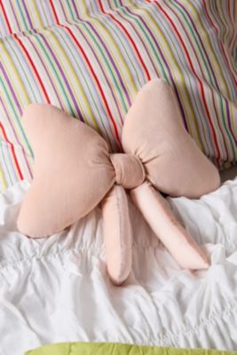 Mini Bow Velvet Cushion