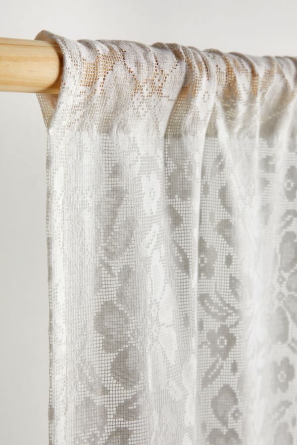 Vista diapositiva: 4: Nadia White Lace Curtain