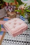 Thumbnail View 1: Pink Velvet Floor Pillow