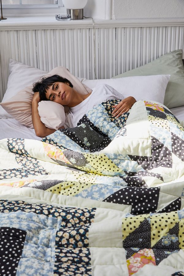 Floral Patchwork Quilt Urban Outfitters Uk