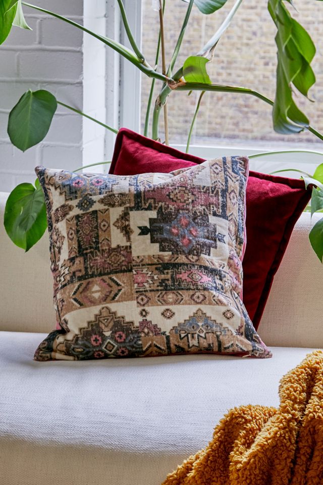 Ellis Velvet Cushion Urban Outfitters UK