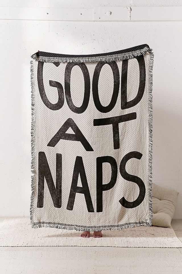 urbanoutfitters.com | Calhoun & Co. Good at Naps Woven Throw Blanket
