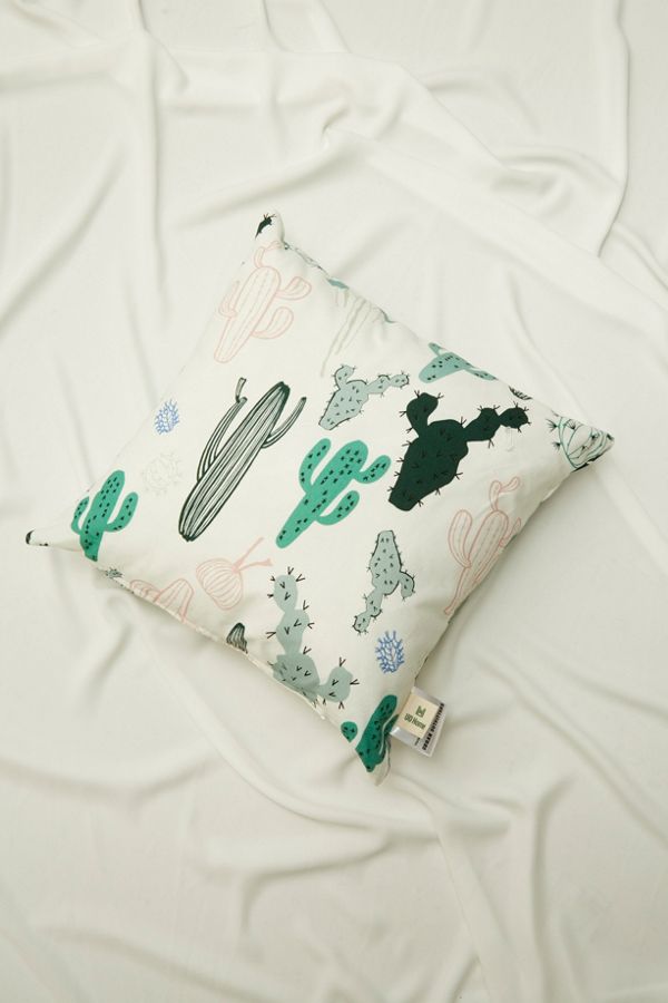 Cactus Sketch Throw Cushion Urban Outfitters Uk