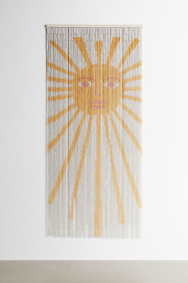 Slide View: 2: Sun Face Bamboo Curtain