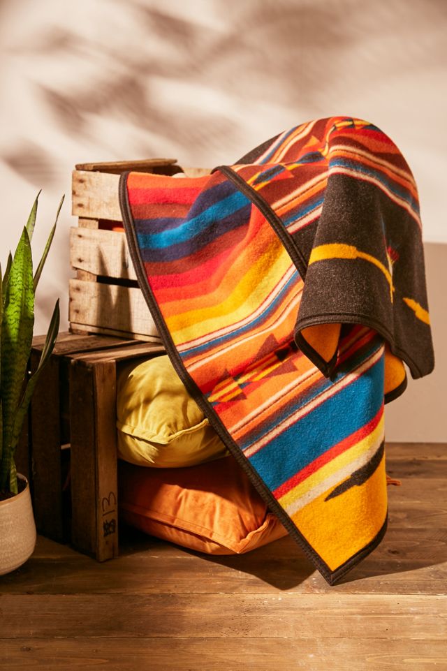 Pendleton Big Medicine Jacquard Throw Blanket Urban Outfitters Uk