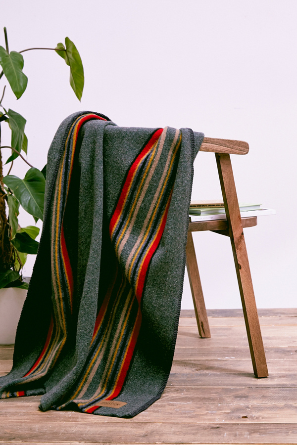 Pendleton Yakima Grey Throw Blanket Urban Outfitters UK