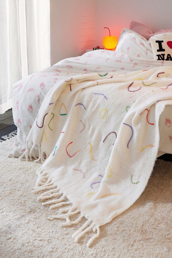 Slide View: 1: Cosy Funfetti Throw