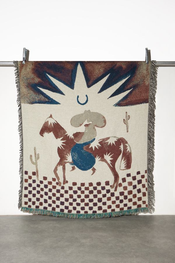 Slide View: 3: TuftLuck UO Exclusive Riding Star Art Throw