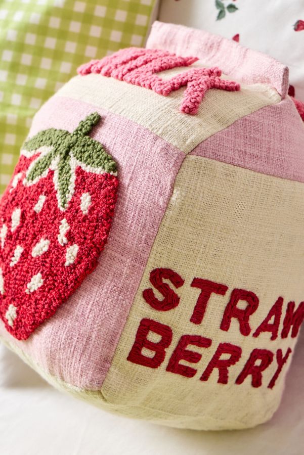 Slide View: 2: Strawberry Milk Cushion