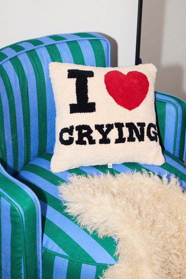 Slide View: 1: I Love Crying Cushion