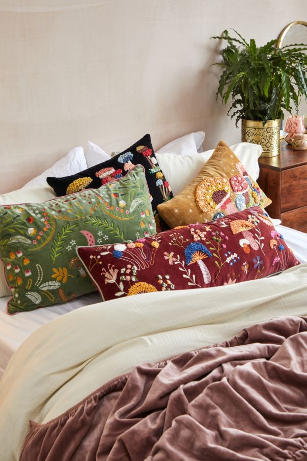 Slide View: 3: Woodland Embroidered Cushion