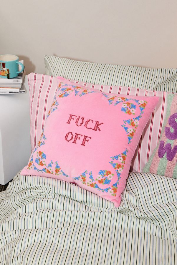 Slide View: 1: F*ck Off Cushion