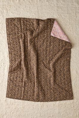 Leopard & Paisley Throw