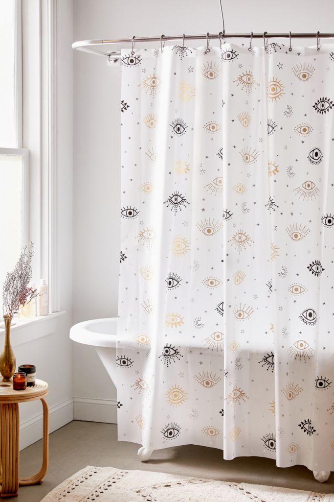 Starry Eyes Shower Curtain Urban Outfitters Uk