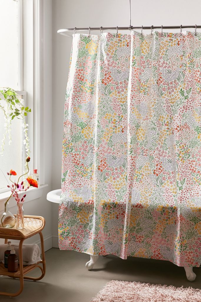 Meadow Floral Shower Curtain | Urban Outfitters UK
