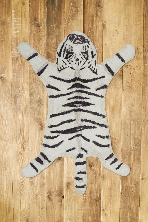 Snow Tiger Bath Mat Urban Outfitters UK
