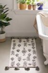Hilary Black & White Runner Bath Mat | Urban Outfitters UK