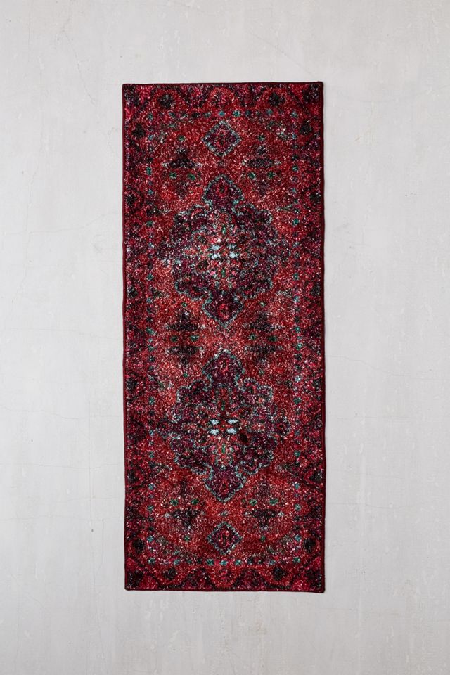 Genevieve Red Runner Rug Urban Outfitters UK