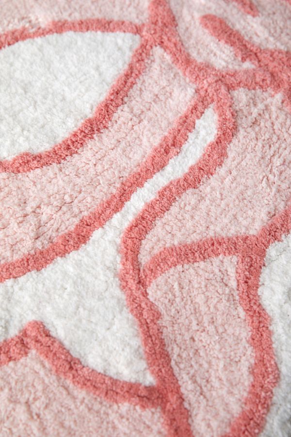 Slide View: 3: Pink Bow Bath Mat