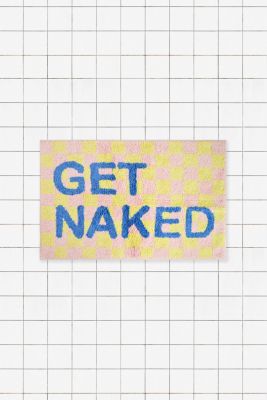 Get Naked Checkerboard Bath Mat