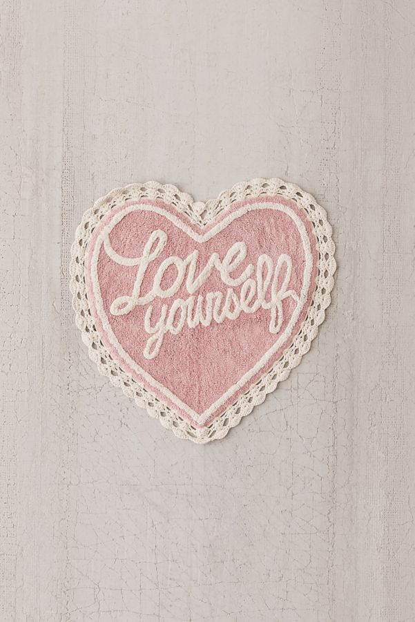 Slide View: 1: Love Yourself Bath Mat