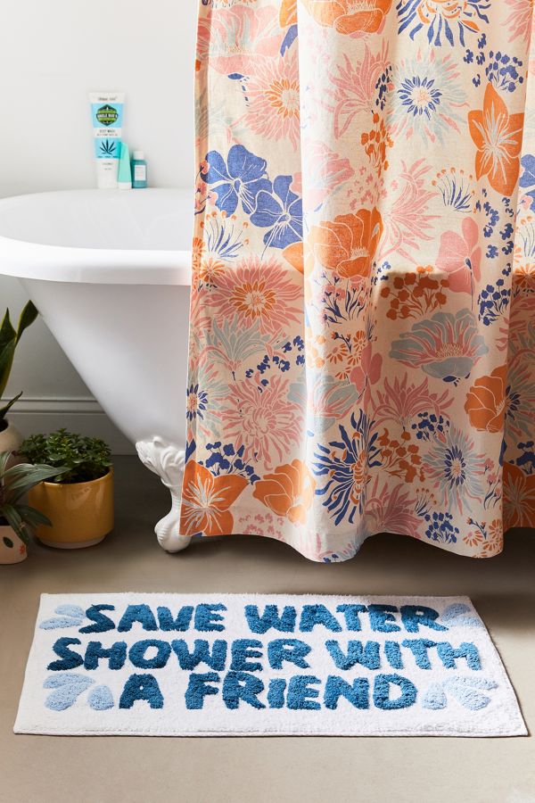 Save Water Bath Mat Urban Outfitters Uk