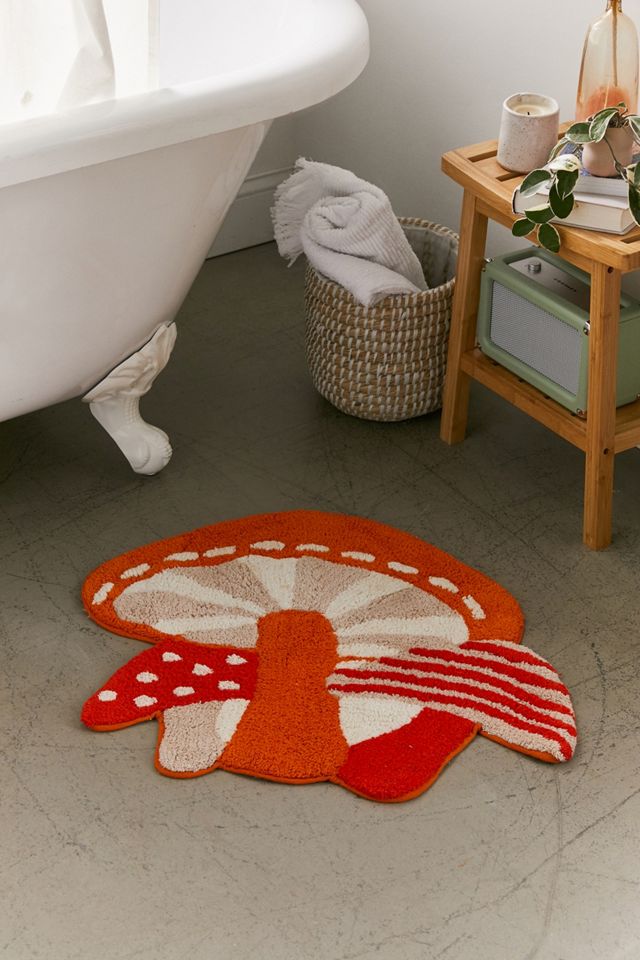 Mushroom Bath Mat Urban Outfitters UK