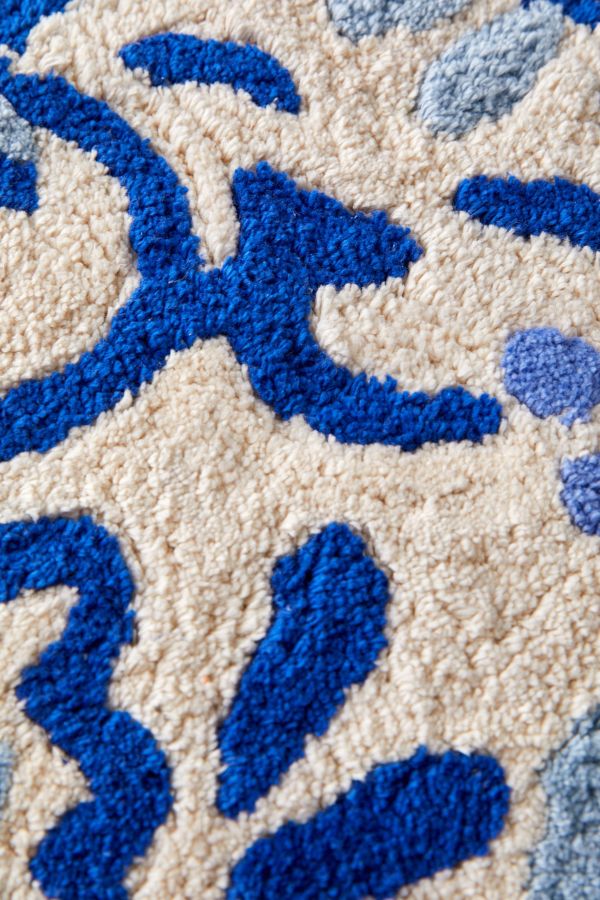 Slide View: 5: Delft Cat Bath Mat