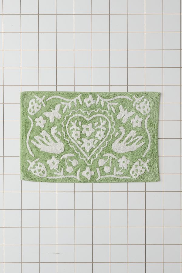 Vista de diapositivas: 2: Green Mariya Bath Mat