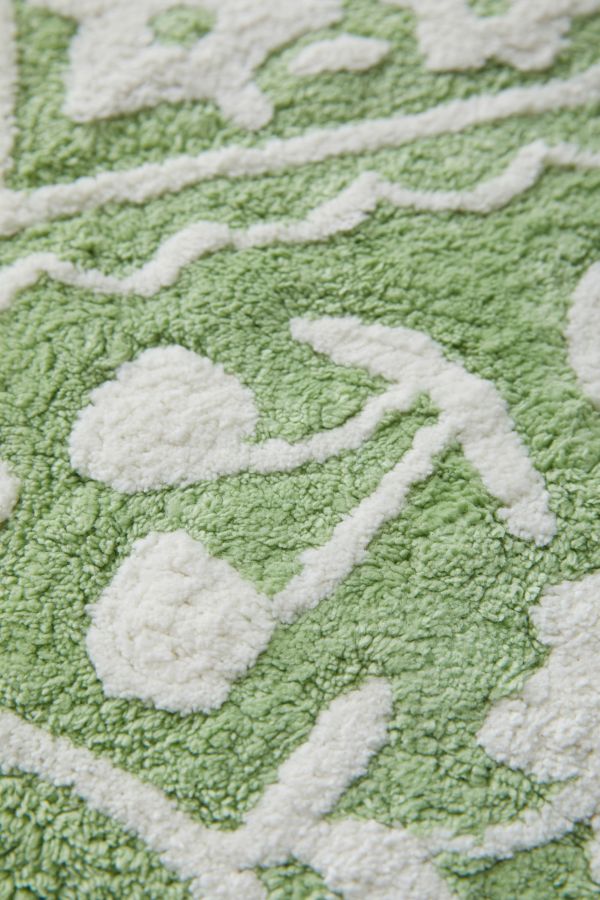 Vista de diapositivas: 3: Green Mariya Bath Mat