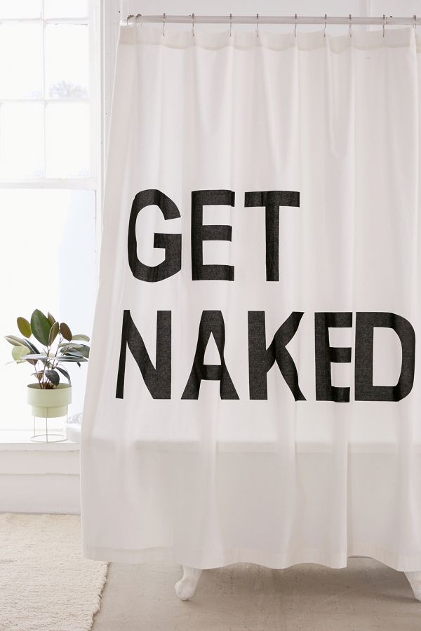 Get Naked Shower Curtain Urban Outfitters Uk