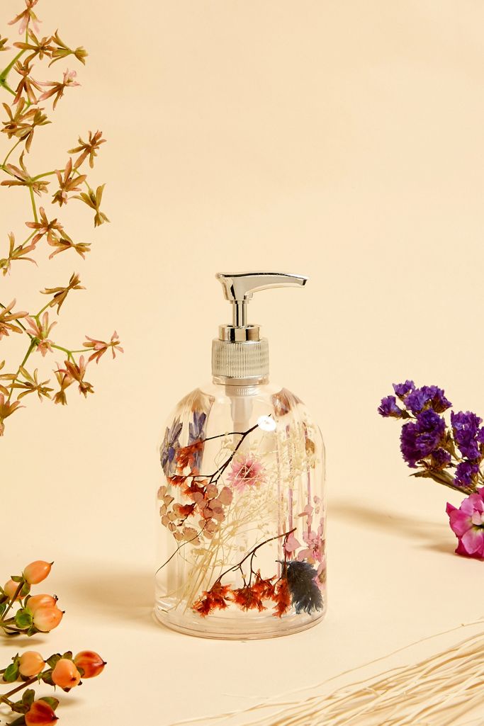 Dahlia Floral Soap Dispenser Urban Outfitters UK
