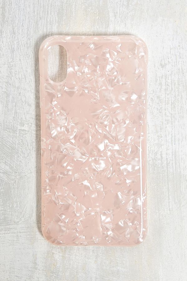 coque iphone xr rose paillette