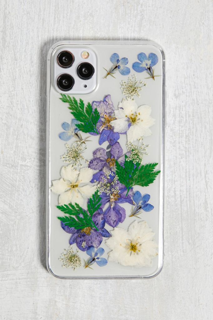 Pressed Flowers iPhone 11 Pro Max Case | Urban Outfitters UK