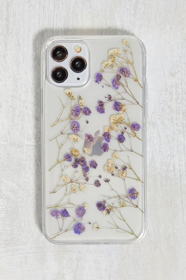 Ditsy Lilac Flower Iphone 11 Pro Phone Case Urban Outfitters Uk