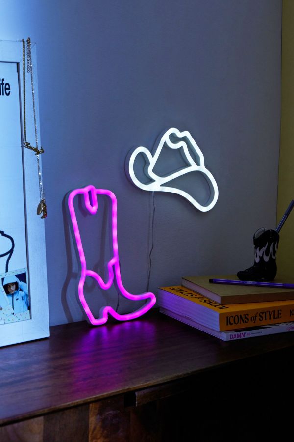 Vista diapositiva: 2: Luce al Neon Stivale Western Esclusiva UO