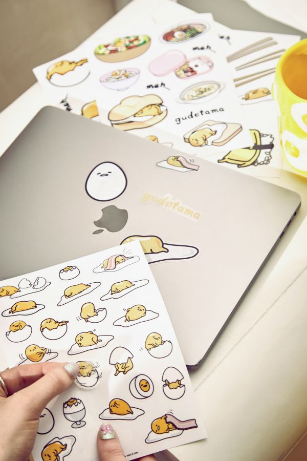 Vista de diapositivas: 1: Calcomanías de Gadgets de Gudetama