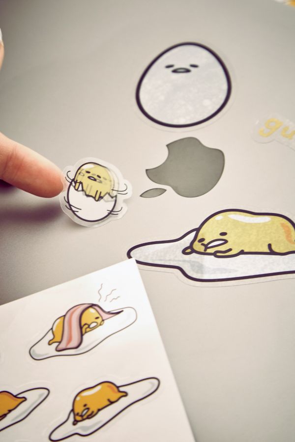 Vista de diapositivas: 3: Calcomanías de Gadgets de Gudetama